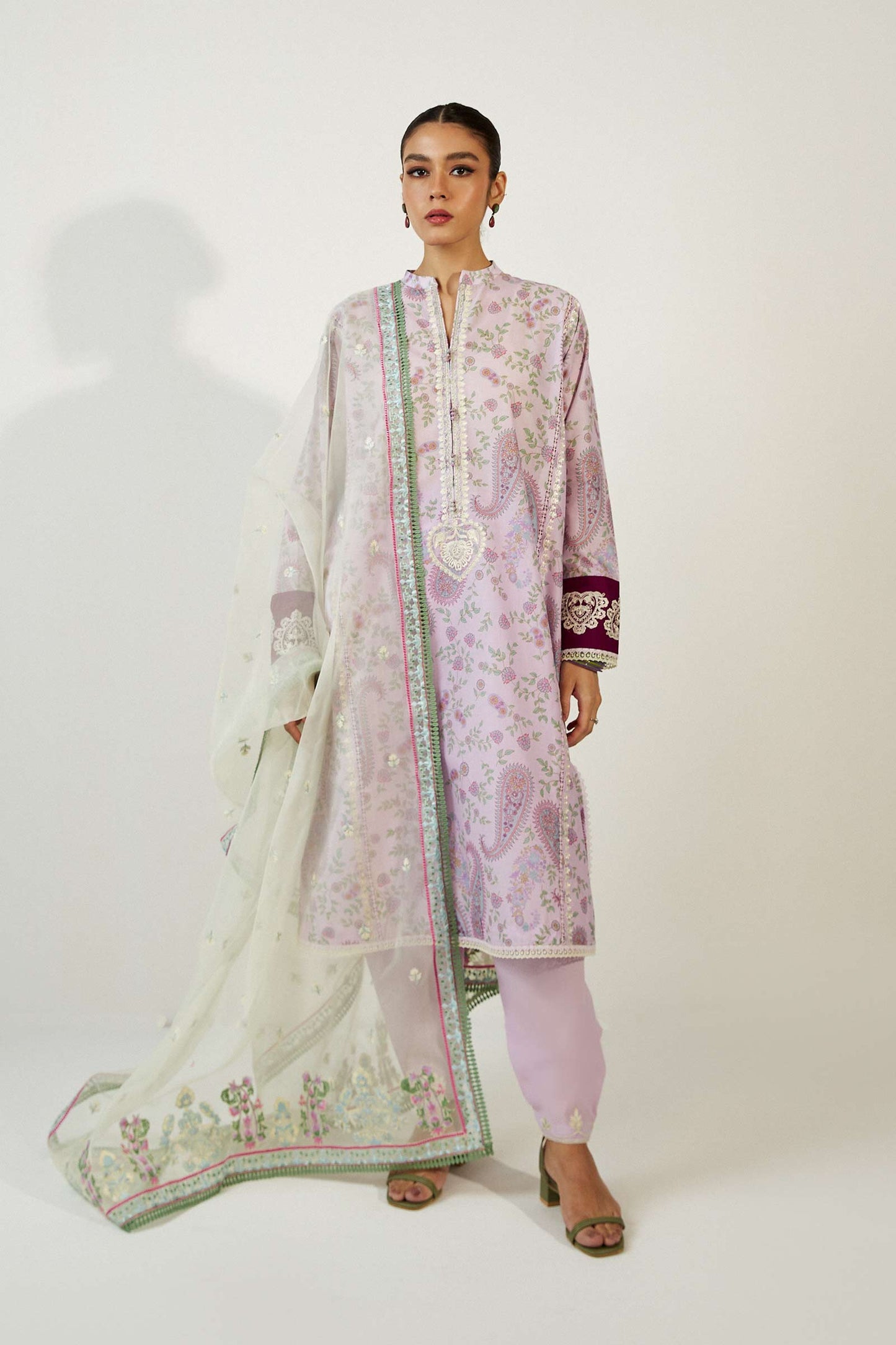 COCO By Zara Shahjahan  Lawn Collection 2023 | 3A