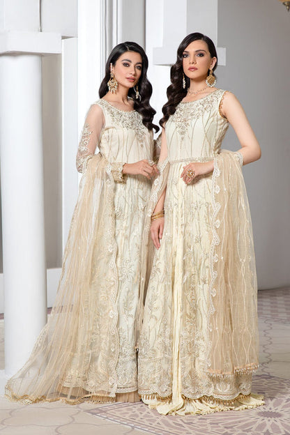 Zarif Pareesia Luxury Formal | IVORY