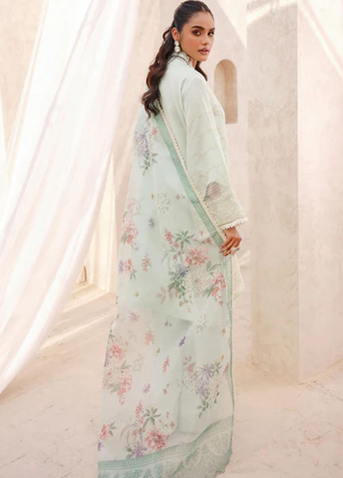 Amal By Motifz Embroidered Lawn Suits  MT23AM 3743-Zoe - Mirha Fashion