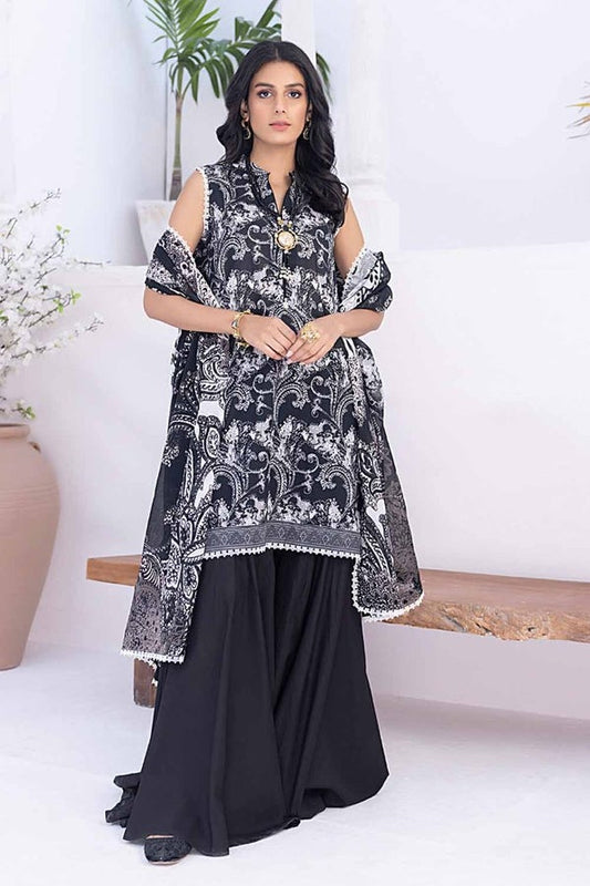 Gul Ahmed Printed Lawn`24 | B # 42015 - Mirha Fashion