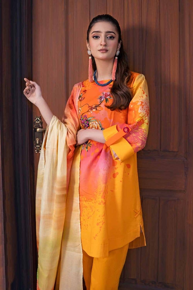 Gul Ahmed Printed Lawn`24 | CL # 42022 A - Mirha Fashion