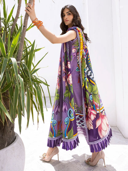 Roheenaz Lawn Collection 2024 | Flamingo Fancy