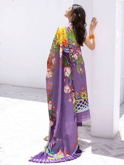 Roheenaz Lawn Collection 2024 | Flamingo Fancy