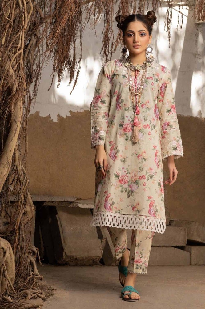 Gul Ahmed Printed Lawn 2Pc 2024 | TL # 42014 - Mirha Fashion