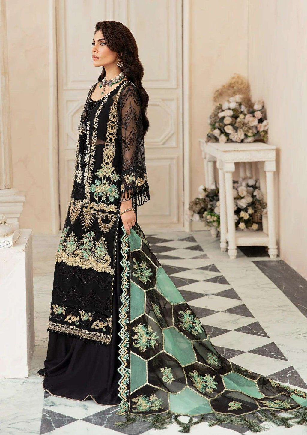 Elaf Luxury collection | 08 - ZARTAAJ - Mirha Fashion - Elaf - Luxury - Elafestive-08-ZARTAAJ