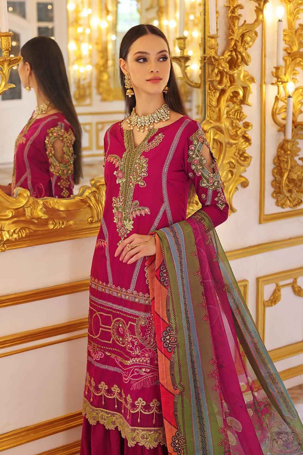 Gulahmed-Luxury Collection-Pink PRW-22007 - Mirha Fashion