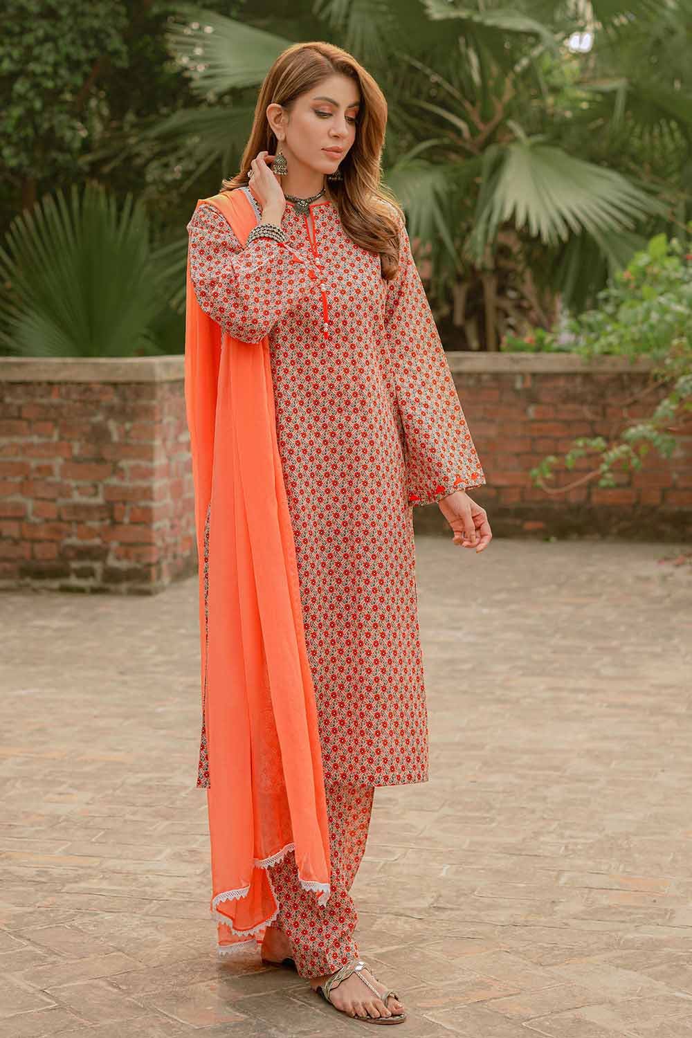 Gul Ahmed Digital Printed Lawn Shirt 2023 | SL-32036
