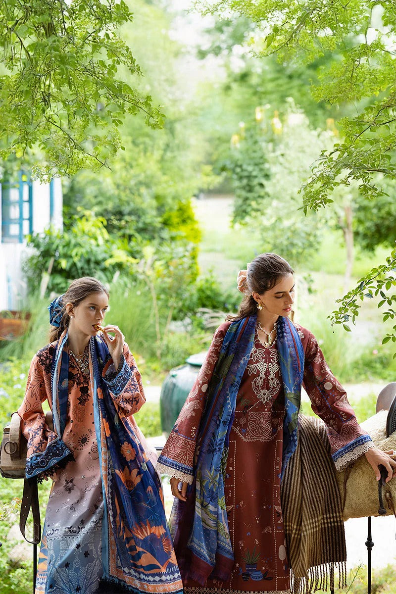 Mushaq Hemline Mirasol Printed Cambric 2025 | 16B Santo Mio