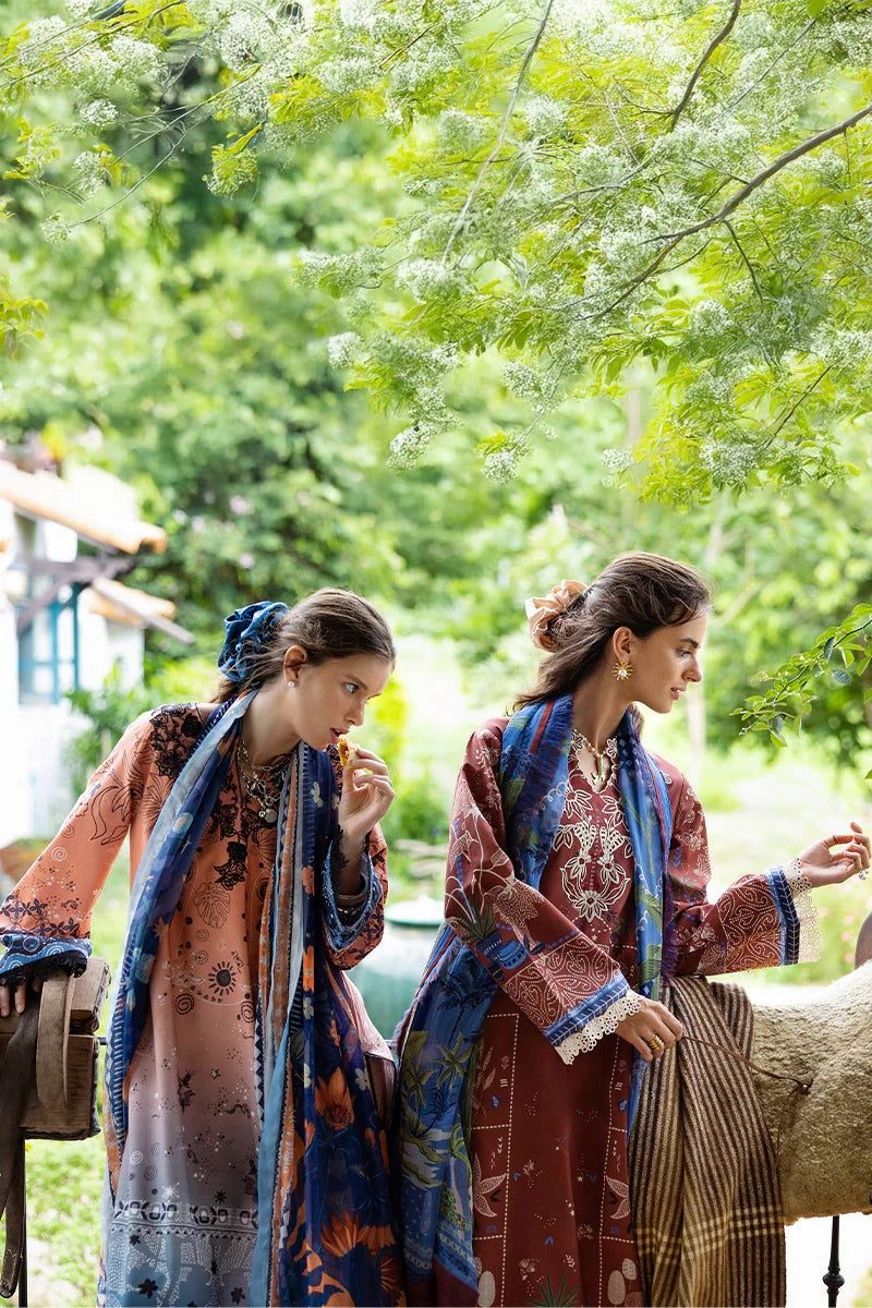 Mushaq Hemline Mirasol Printed Cambric 2025 | 16B Santo Mio