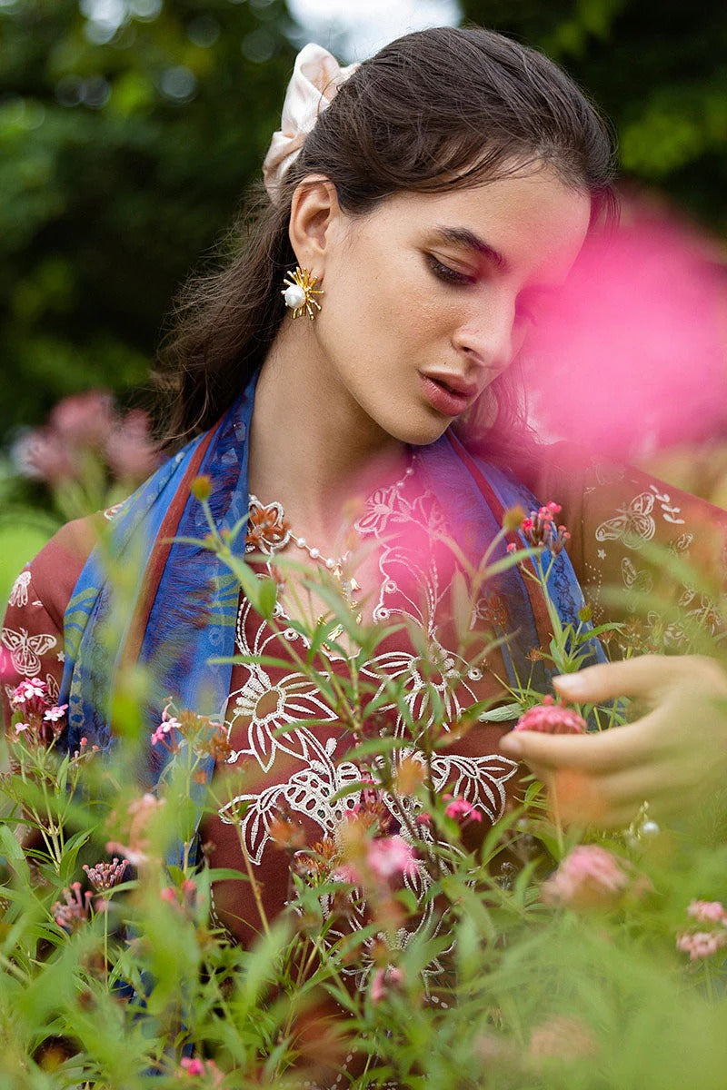 Mushaq Hemline Mirasol Printed Cambric 2025 | 16B Santo Mio