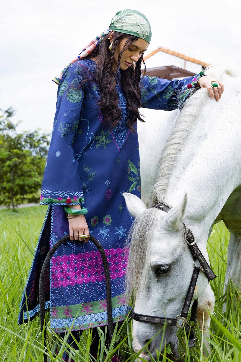 Mushaq Hemline Mirasol Printed Cambric 2025 | 12A Amor Grito