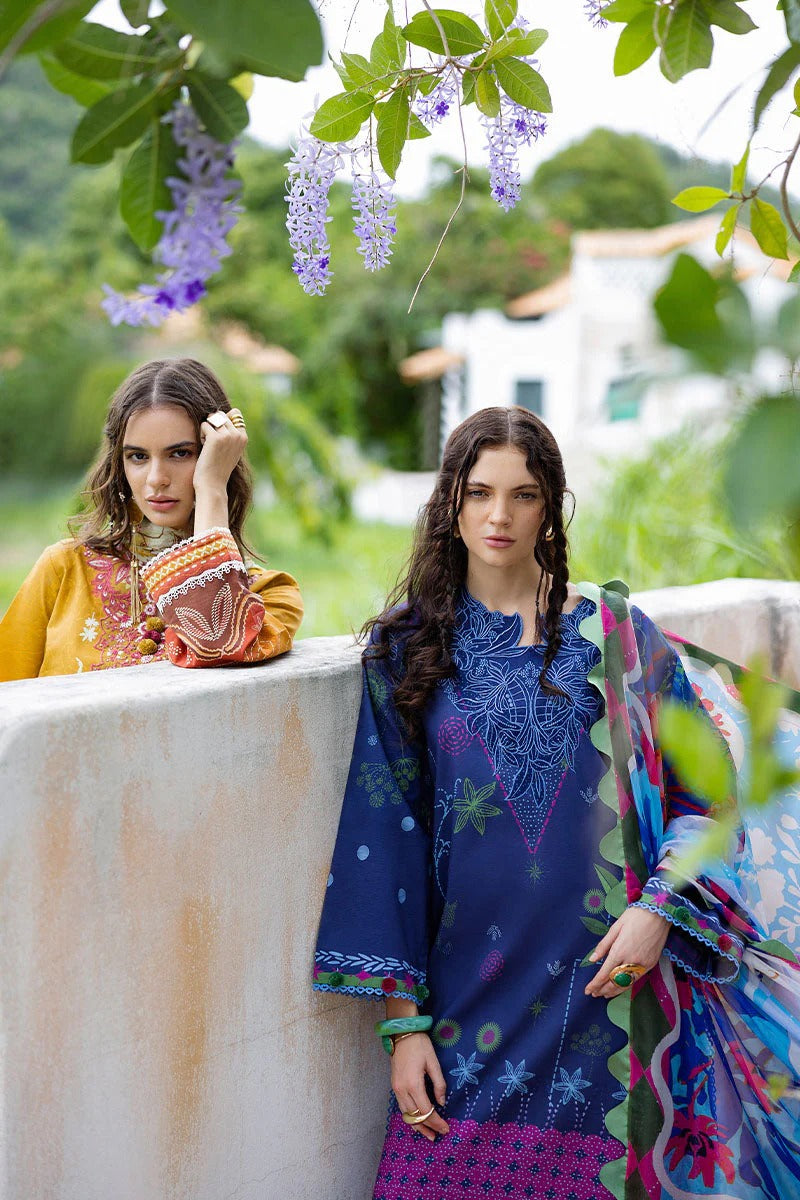 Mushaq Hemline Mirasol Printed Cambric 2025 | 12A Amor Grito