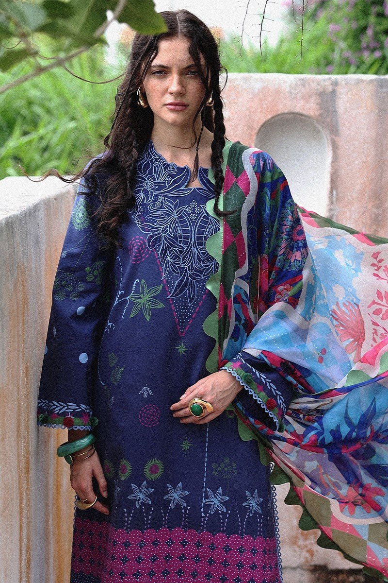 Mushaq Hemline Mirasol Printed Cambric 2025 | 12A Amor Grito