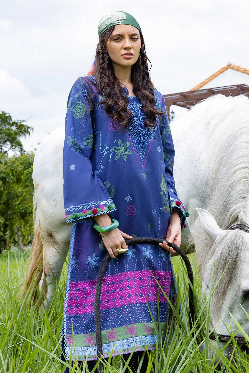 Mushaq Hemline Mirasol Printed Cambric 2025 | 12A Amor Grito
