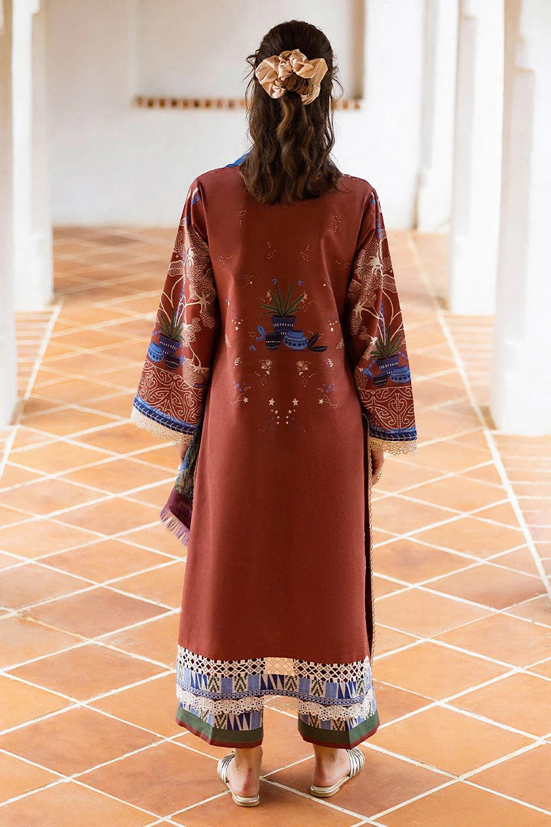 Mushaq Hemline Mirasol Printed Cambric 2025 | 16B Santo Mio