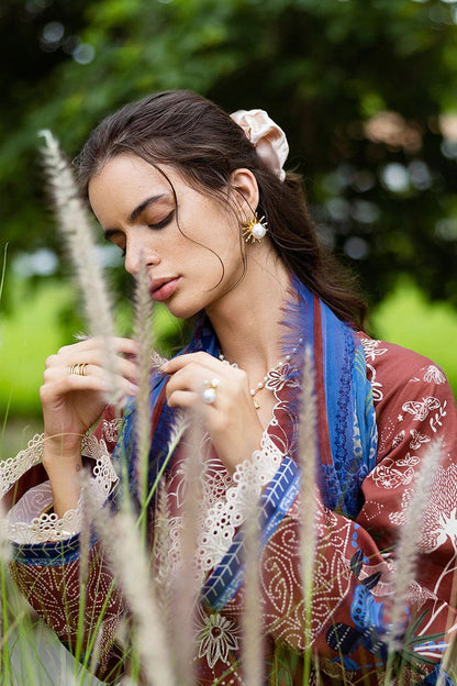 Mushaq Hemline Mirasol Printed Cambric 2025 | 16B Santo Mio