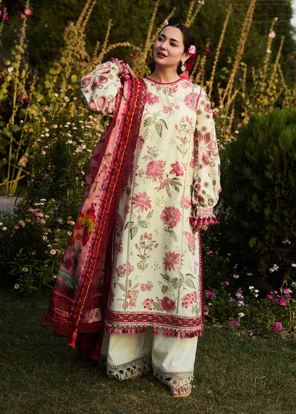 Hussain Rehar SS Luxury Lawn Collection 2024 | Gleam 1