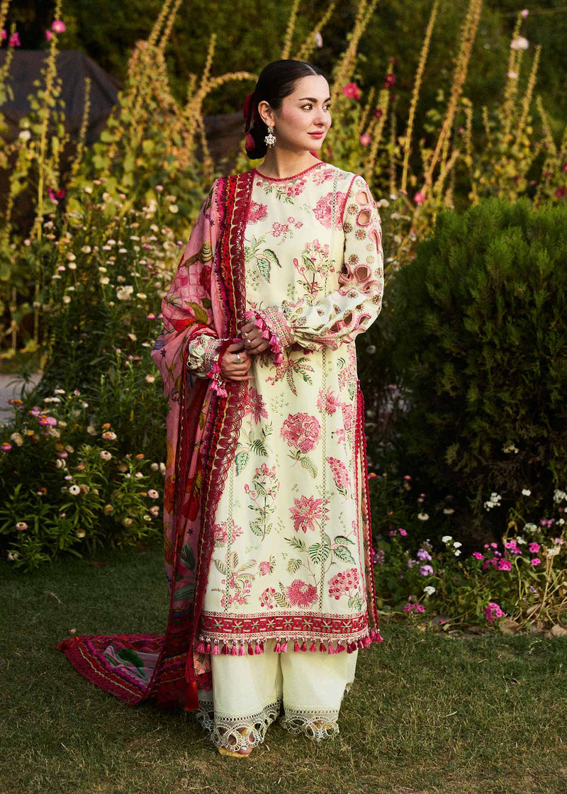 Hussain Rehar SS Luxury Lawn Collection 2024 | Gleam 1