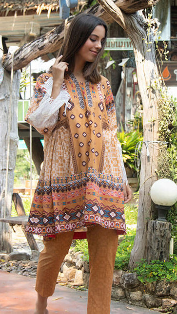 Lakhany 2 Pcs Emb Komal Spring Ready to Wear | KET-007