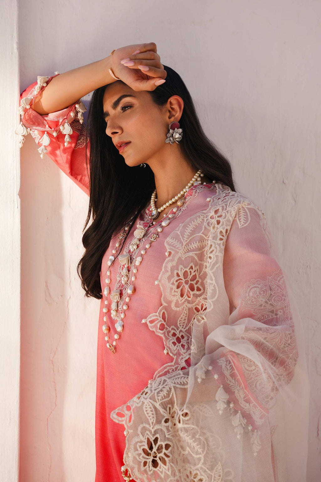 Muzlin By Sana Safinaz Lawn Collection 2024 | 17A - Mirha Fashion