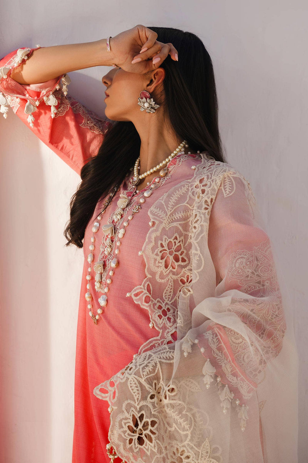 Muzlin By Sana Safinaz Lawn Collection 2024 | 17A - Mirha Fashion