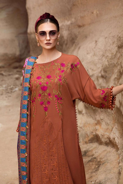 MARIA.B MPrints Winter Collection – MPT-2004-A - Mirha Fashion - Maria B. - Pakistani Suits - MPT-2004-A