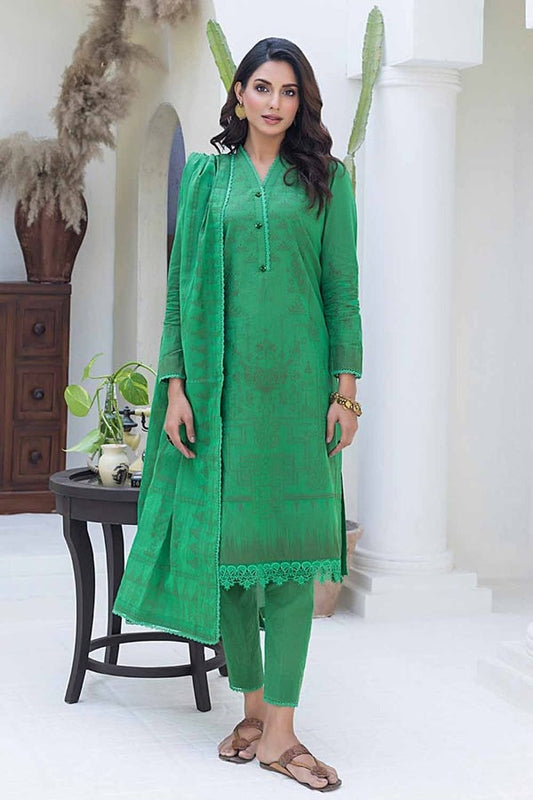 Gul Ahmed Printed Lawn 3Pc 2024 | MJ # 42007 - Mirha Fashion