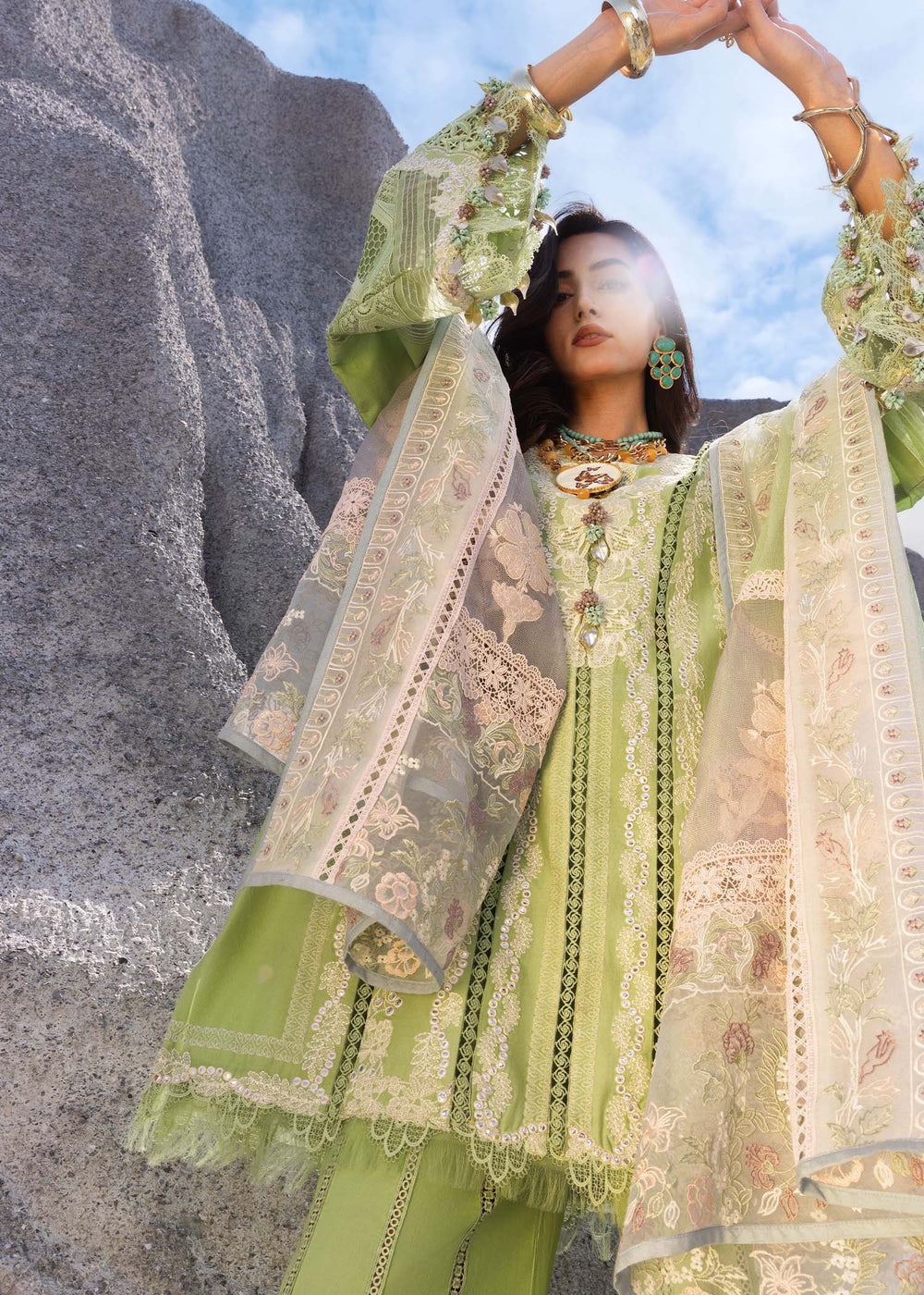 Saira Shakira Luxury Lawn 2025 |  Nadine B