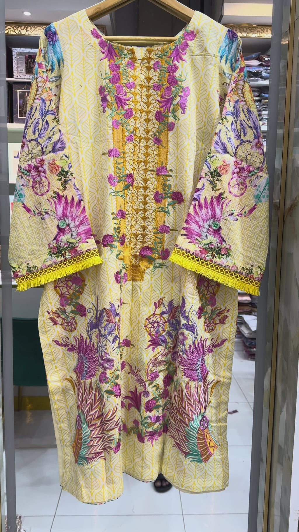 Lakhany X Farah Talib Aziz Eid saffron silk Ready to Wear | 3B