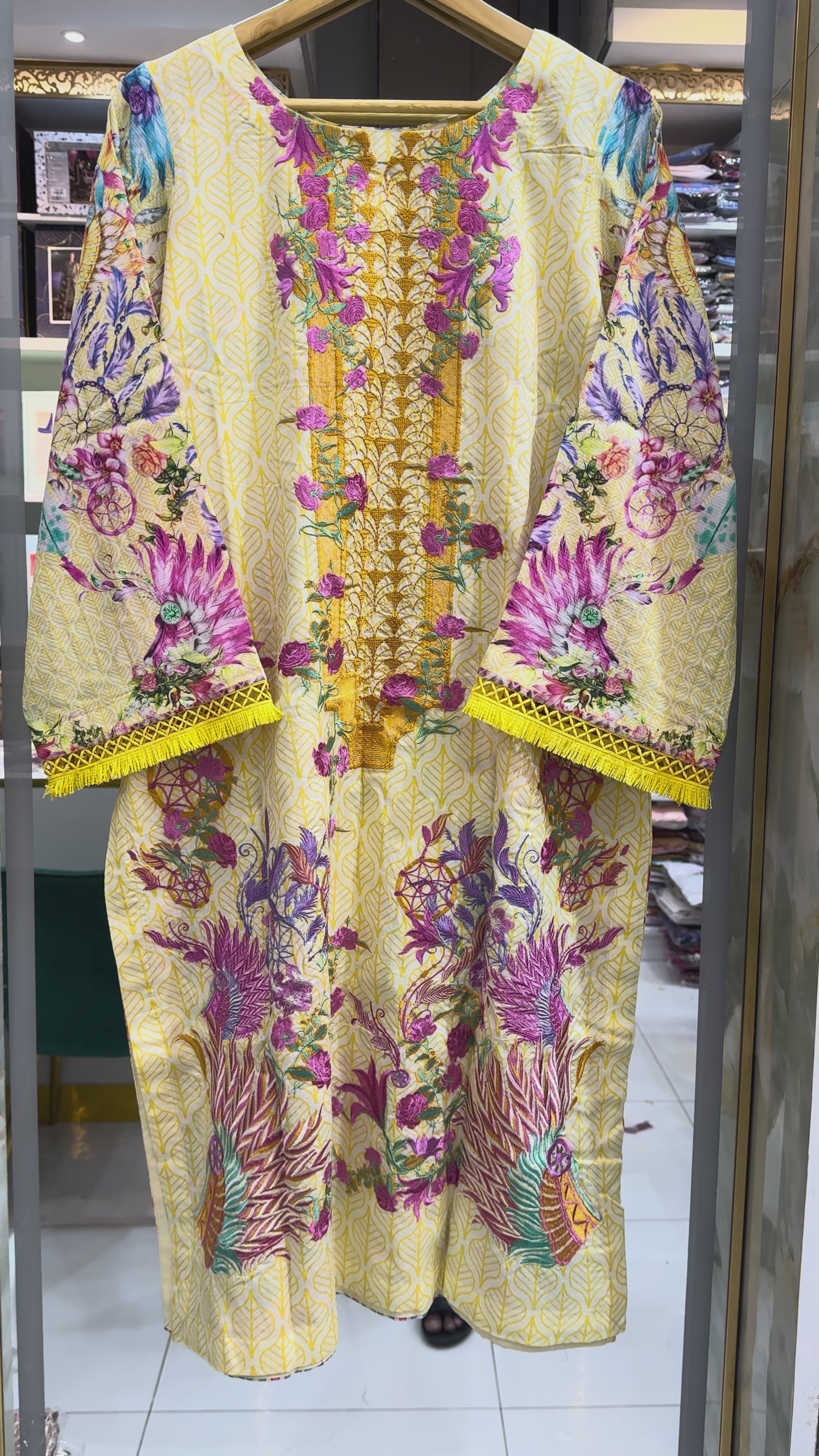Lakhany X Farah Talib Aziz Eid saffron silk Ready to Wear | 3B