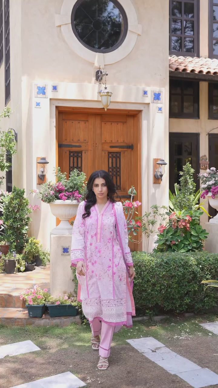 Shaanse Cotton Guldan Drop-1 Ready to Wear Collection 2026 | Pink