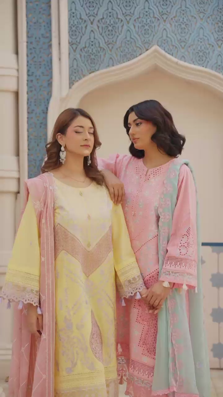 Shaanse Luxury Cotton Lumiere Drop-1 Ready to Wear Collection 2026 | Pink