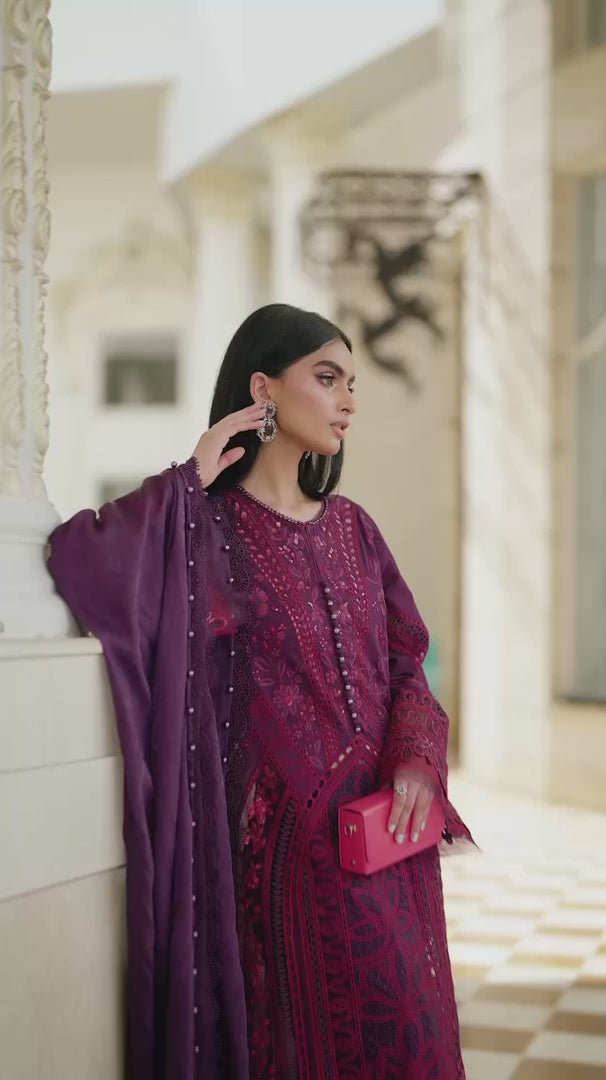 Maria B Luxury Lawn Eid Vol-26 Unstitched Collection 2026 | D14