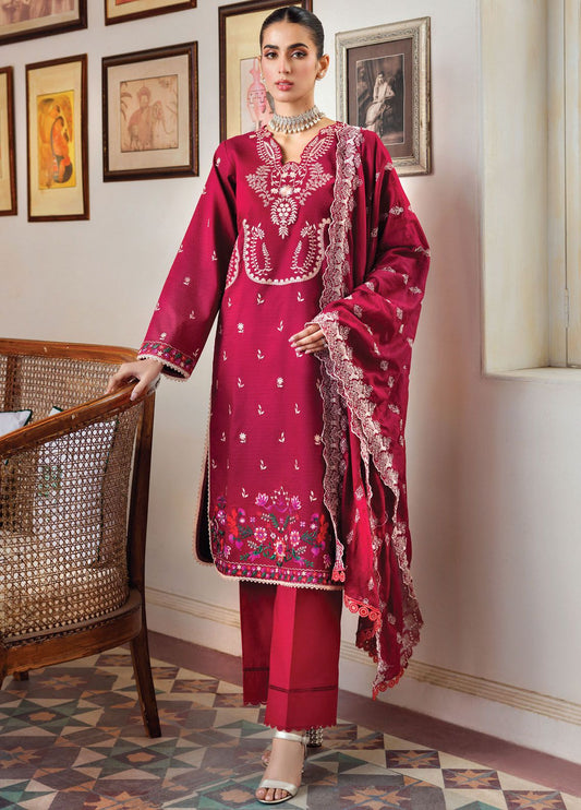 Raj Bari Essential Premium Embroidered 3-Piece Lawn | 3
