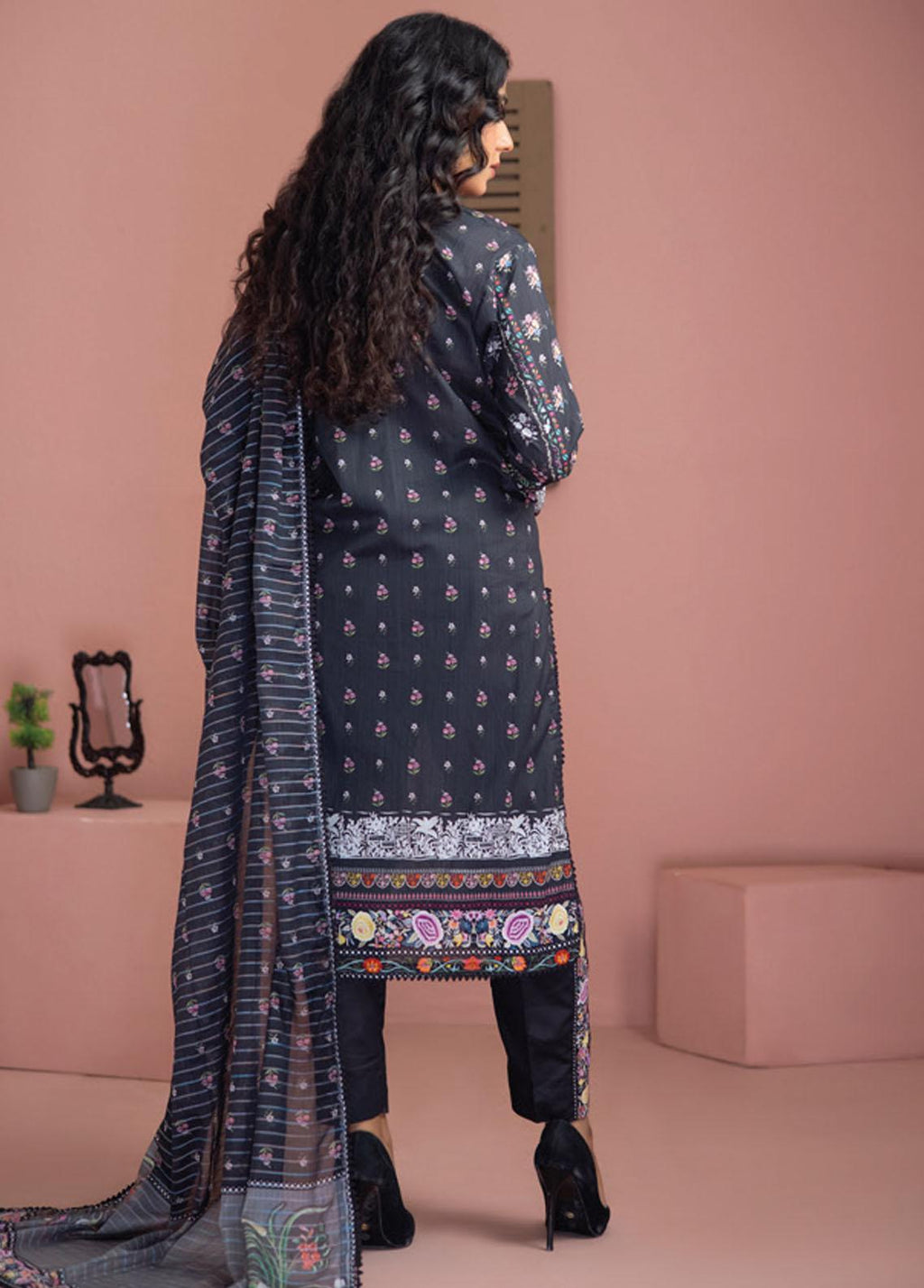 Salina Zari By Regalia Printed Lawn Unstitched 3-Piece Volume 09 | 12 - Mirha Fashion