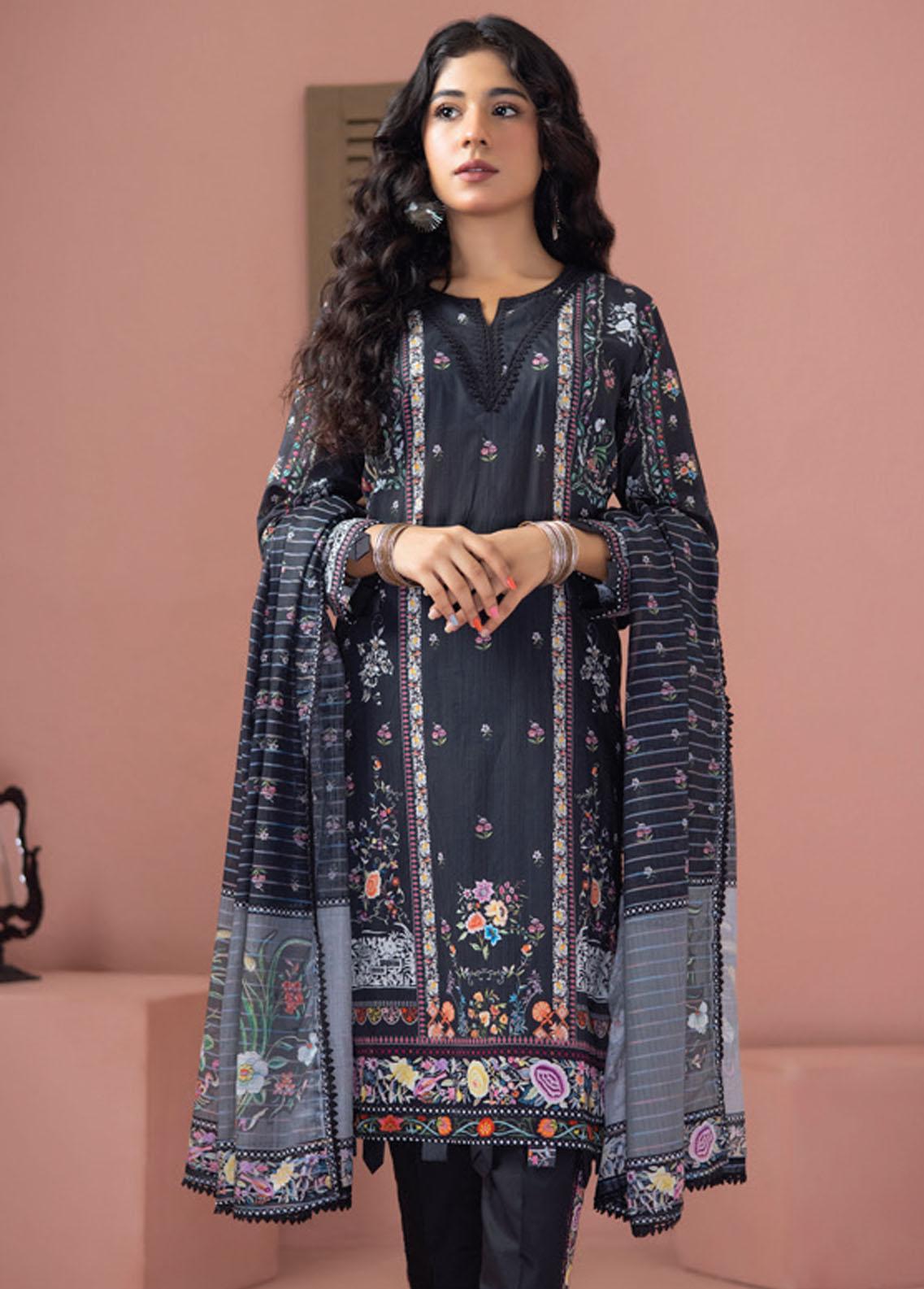 Salina Zari By Regalia Printed Lawn Unstitched 3-Piece Volume 09 | 12 - Mirha Fashion