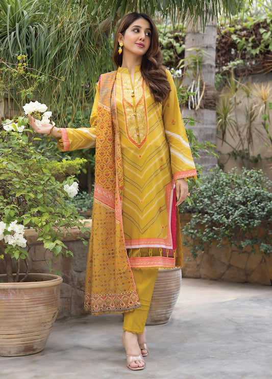 Salina Zari By Regalia Printed Lawn Unstitched 3-Piece Volume 09 | 09