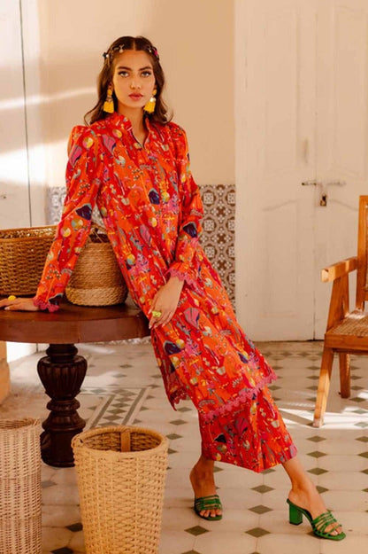 Gul Ahmed Printed Lawn 1Pc 2024 | SL # 42020 - Mirha Fashion
