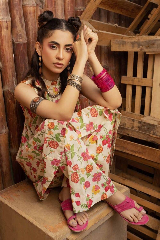 Gul Ahmed Printed Lawn 2Pc 2024 | TL # 42002 - Mirha Fashion