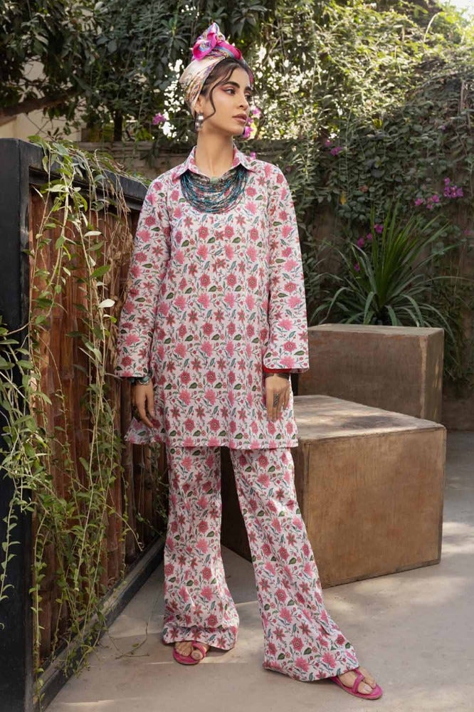 Gul Ahmed Printed Lawn 2Pc 2024 | TL # 42004 - Mirha Fashion