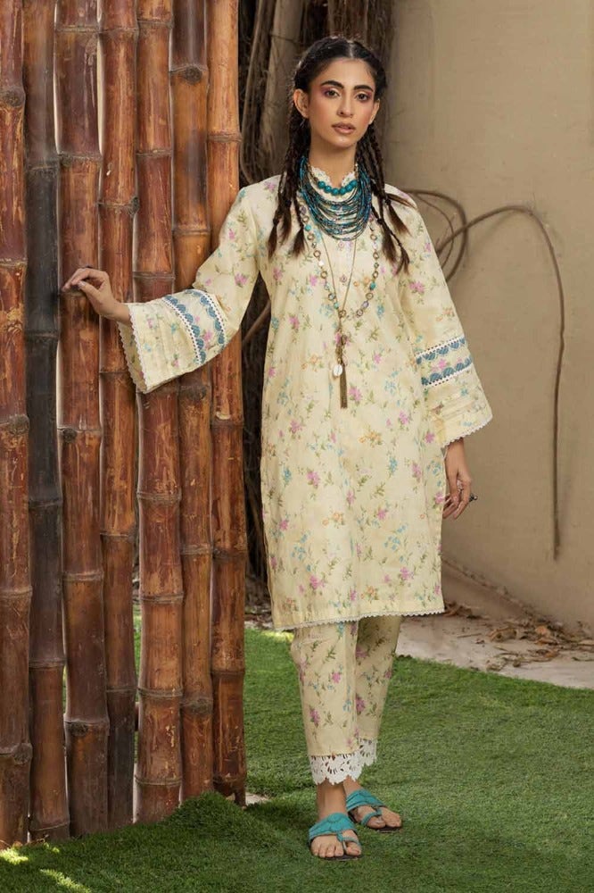 Gul Ahmed Printed Lawn 2Pc 2024 | TL # 42013 - Mirha Fashion