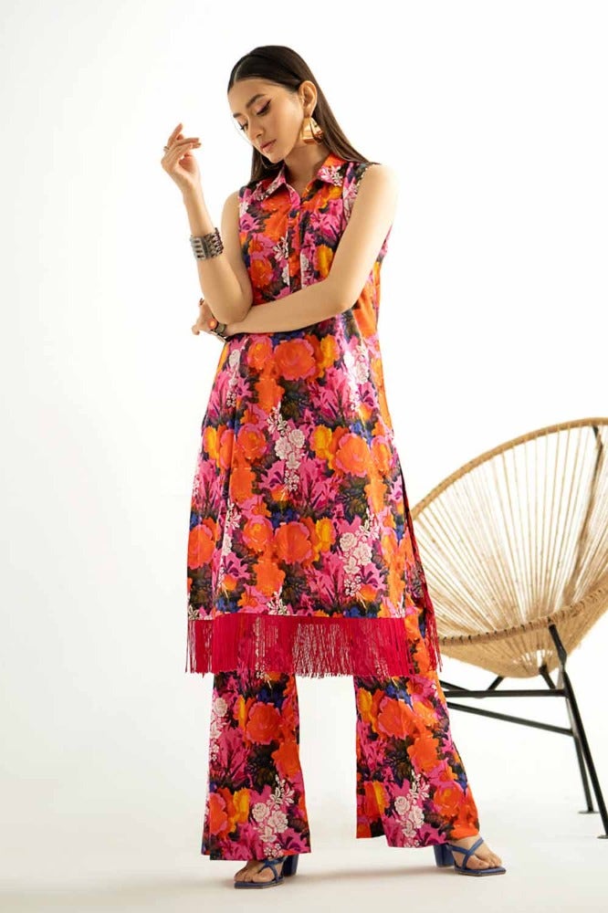 Gul Ahmed Printed Lawn 2Pc 2024 | TL # 42016 - Mirha Fashion