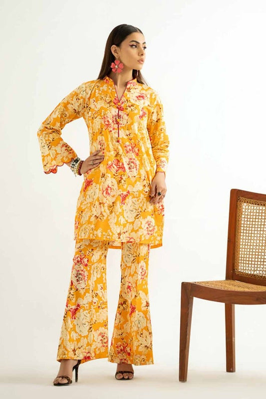 Gul Ahmed Printed Lawn 2Pc 2024 | TL # 42017 - Mirha Fashion