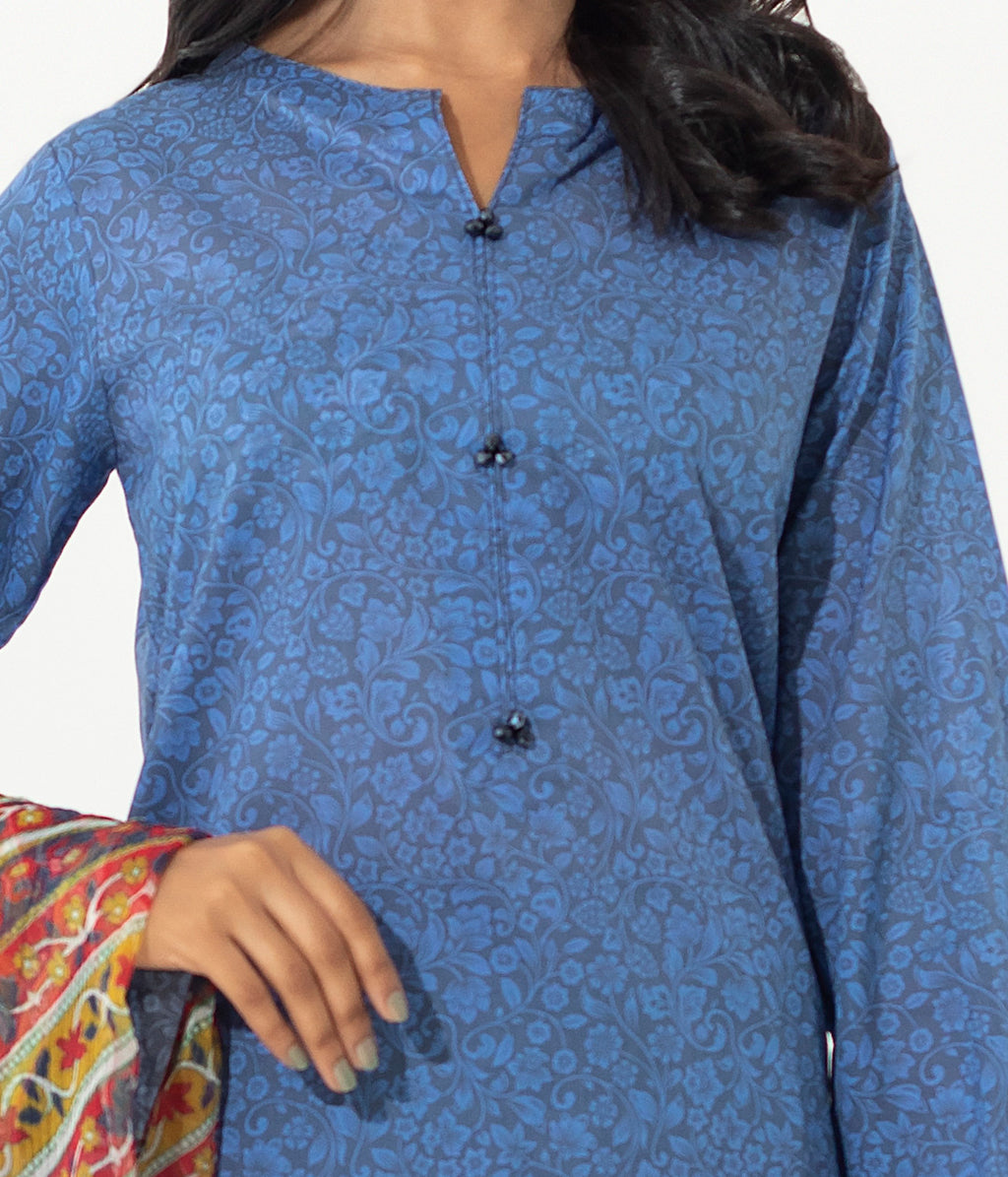 Zellbury 3-Piece Printed Unstitched Lawn 2023 | WUS23X20386