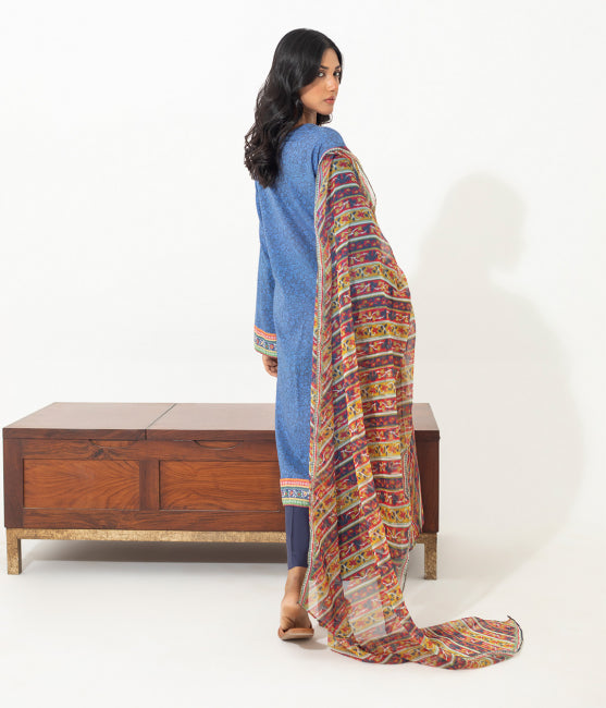Zellbury 3-Piece Printed Unstitched Lawn 2023 | WUS23X20386