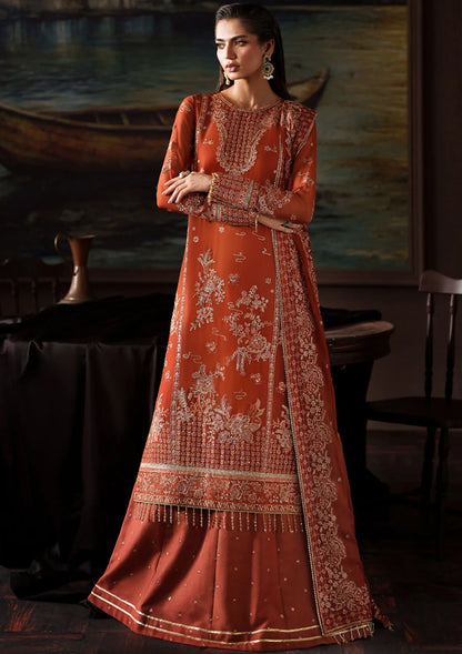 Zarif Premium Chiffon Unstitched Collection 2025 | ZRF-PRC-07 ELEONORE