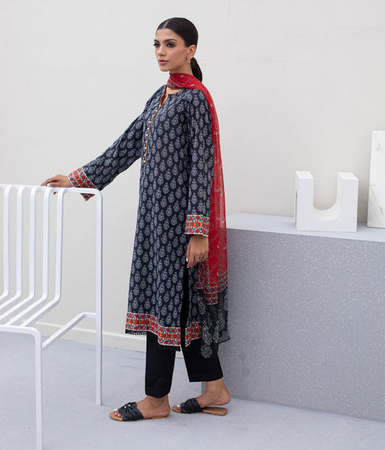 Zellbury 3-piece Embriodered Lawn Unstitched 2023 Volume 5   WUS23X30402 - Mirha Fashion