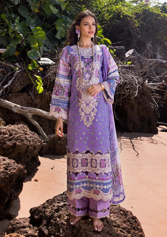 Elaf Signature Embroidered Lawn Collection | ESL-04A MADEMOISELLE - Mirha Fashion