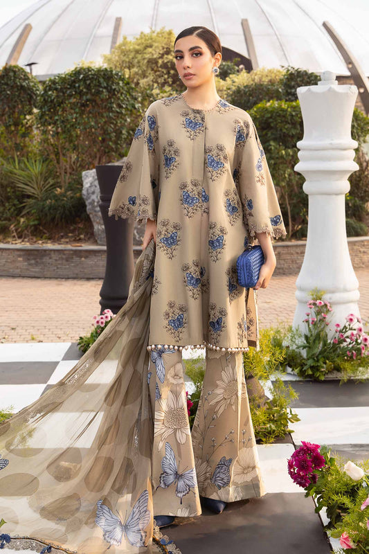 Unstitched M.Prints 2024 | MPT-2105-B - Mirha Fashion
