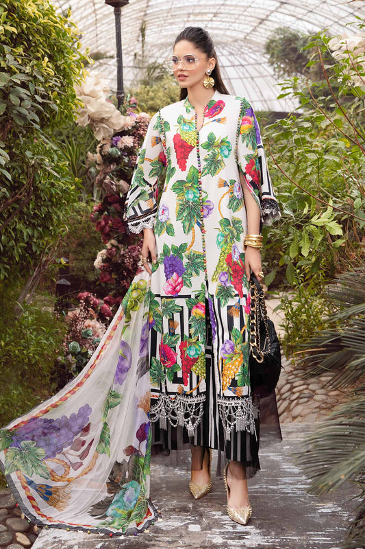 Unstitched M.Prints 2024 | MPT-2108-A - Mirha Fashion